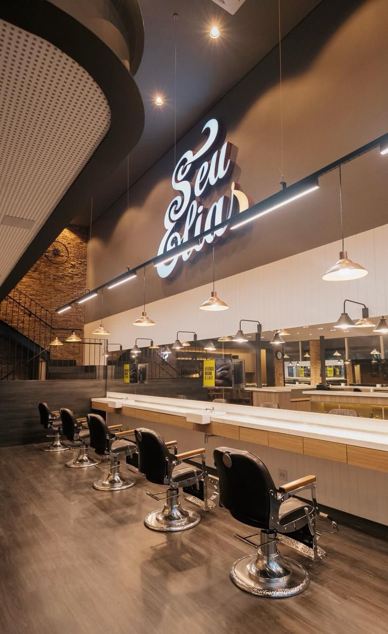 Barbearia Seu Elias — ambiente comercial entregue pela Trinity3