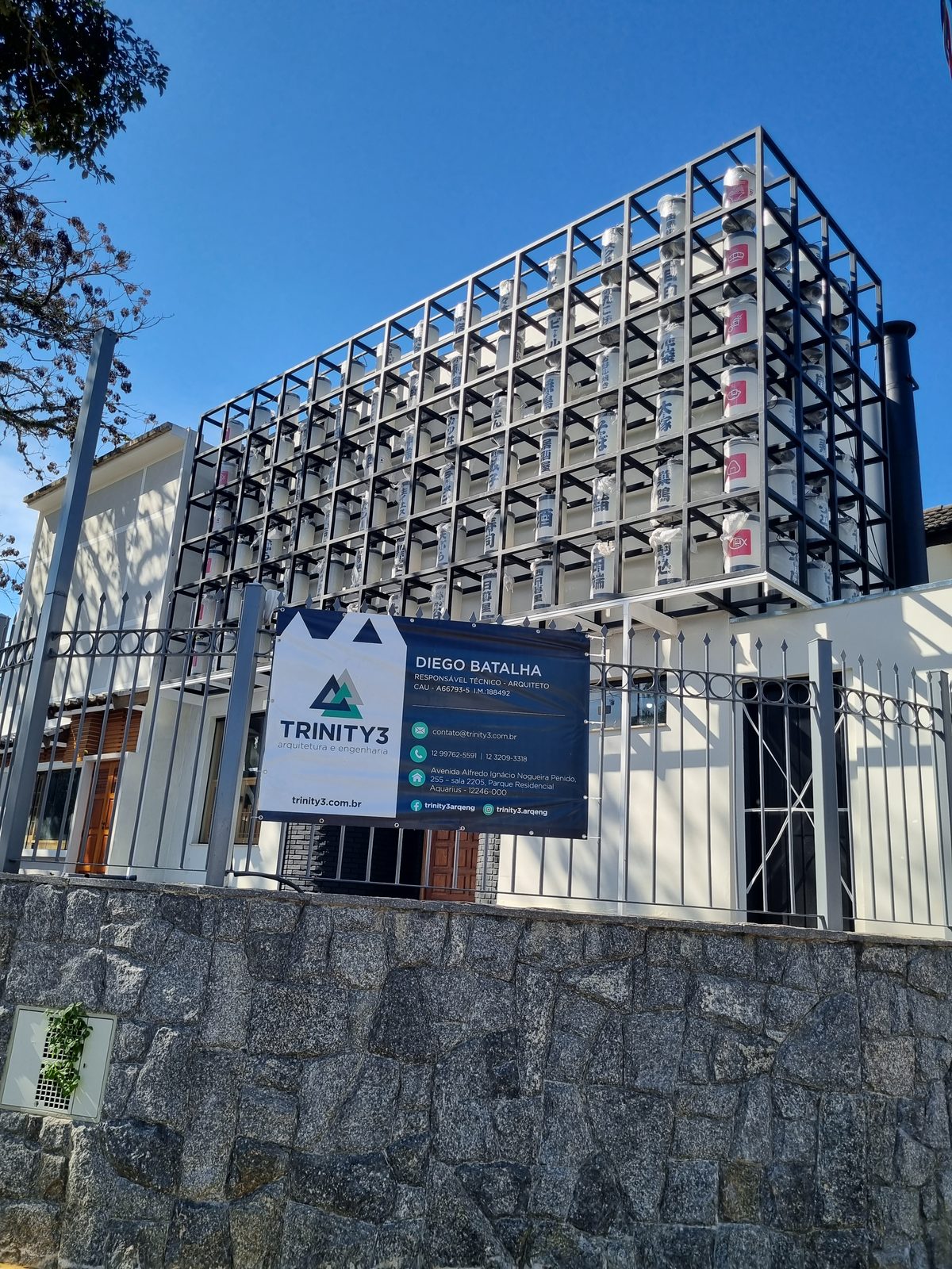 Obra de requalificação em andamento pela Trinity3